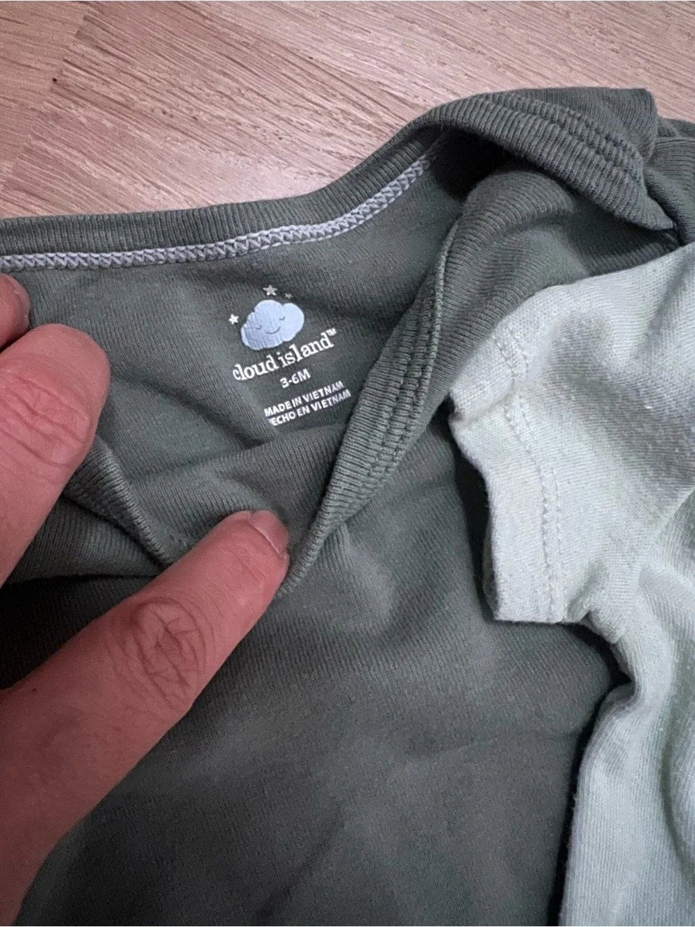 Bundle on Blue and Green Baby One-Piece